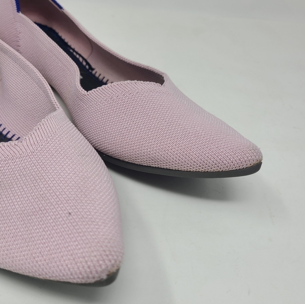 Rothy's | Women's The Pointe Light Blush Pink Ballet Flats (US Size 11) - Picture 2 of 10